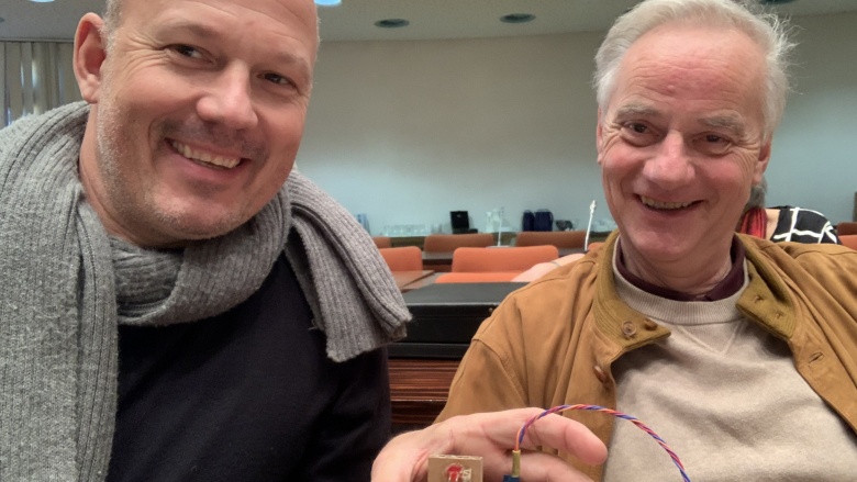 CDU Schulpolitiker Frank Rock und Norbert Schorn
